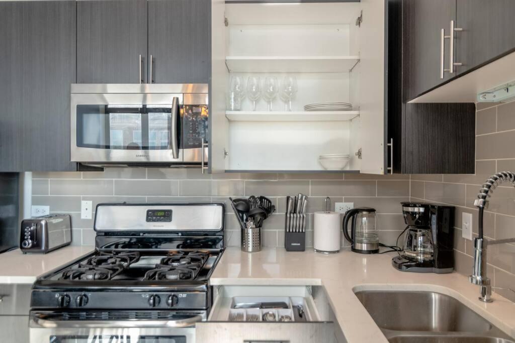 Spacious 2Br Vacation Rental With City View, Optional Parking And Gym Near Mccormick Place & Downtown Chicago Attractions Luaran gambar